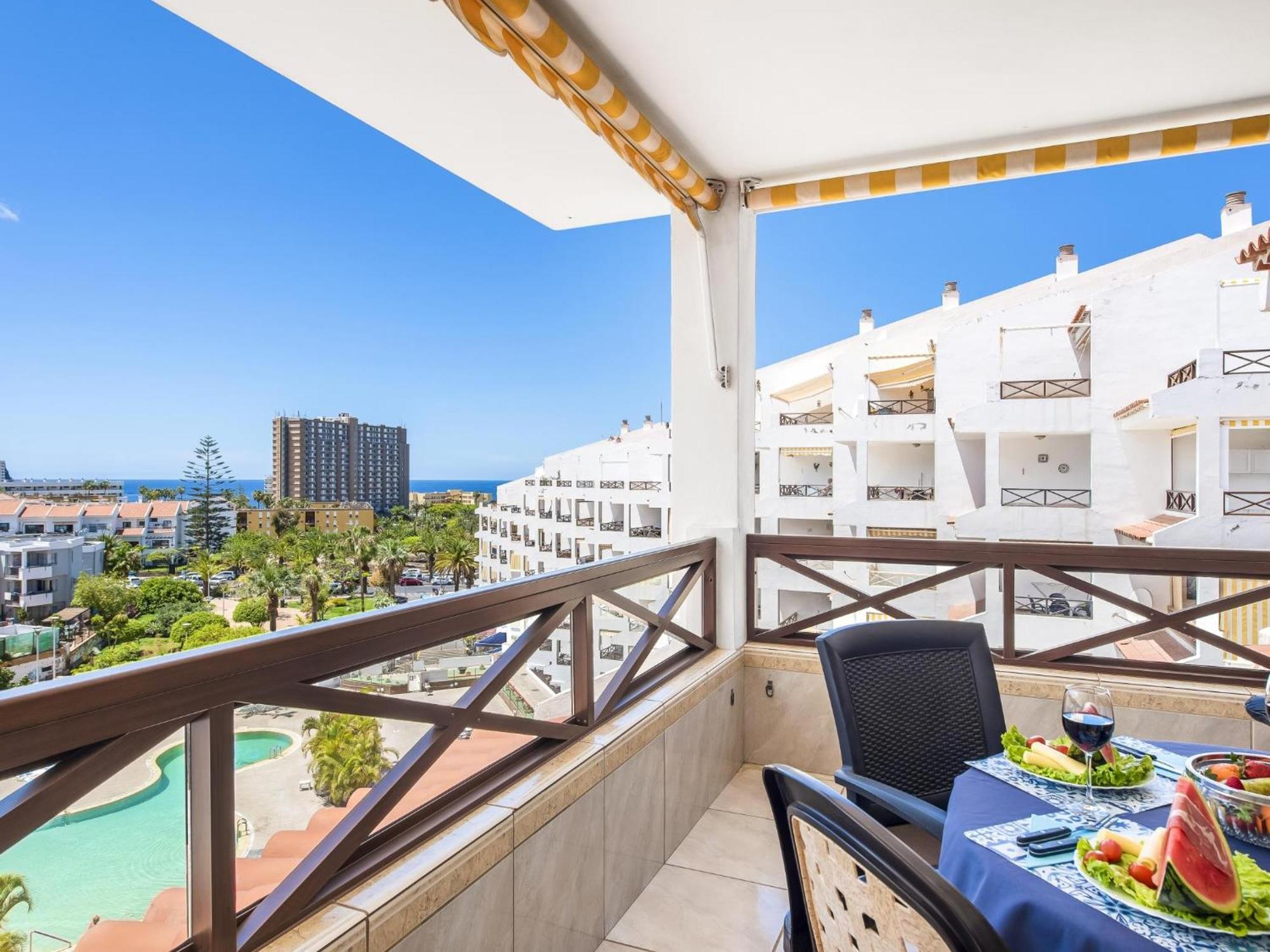 228 Chic Studio 'San Marino' Spectacular Terrace Лос Кристианос Экстерьер фото
