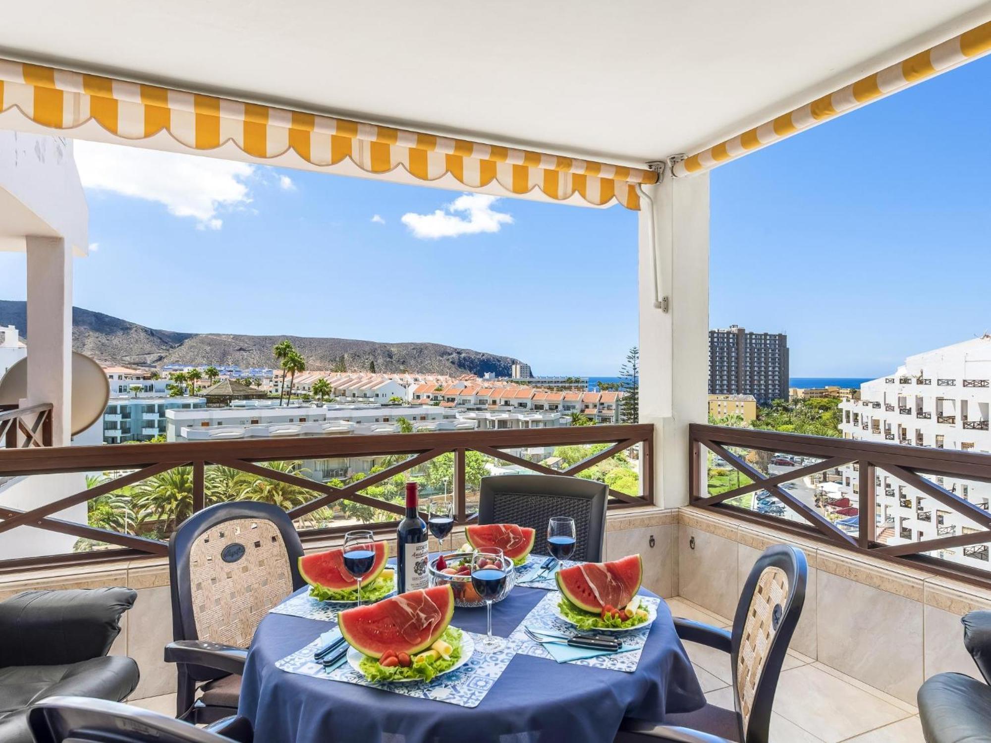 228 Chic Studio 'San Marino' Spectacular Terrace Лос Кристианос Экстерьер фото