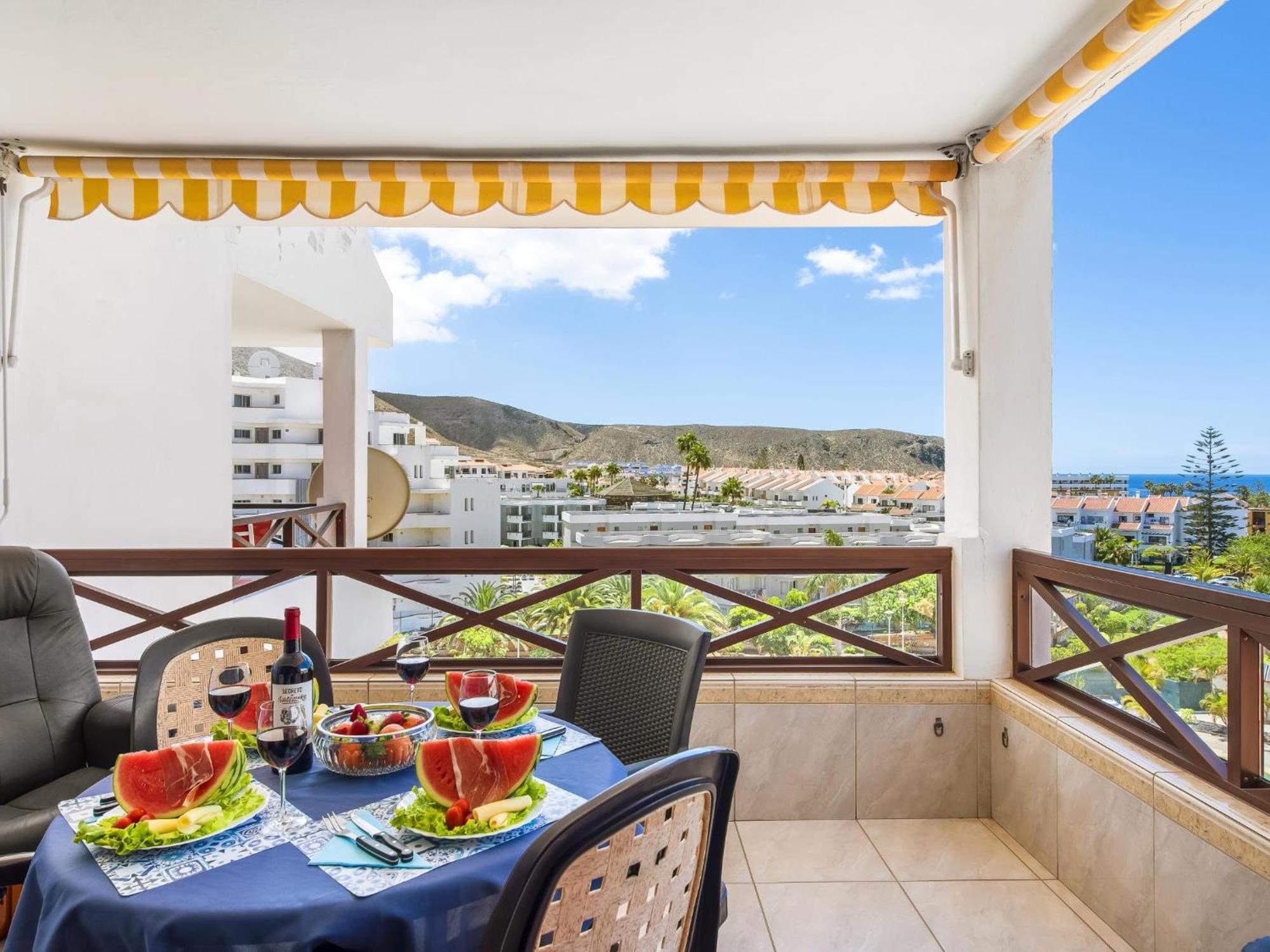 228 Chic Studio 'San Marino' Spectacular Terrace Лос Кристианос Экстерьер фото